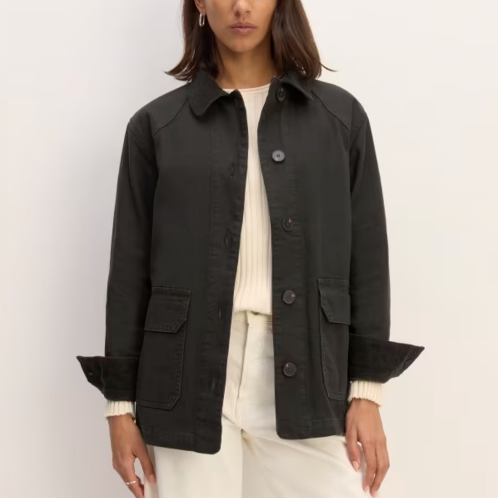 Everlane Barn Jacket in Black Small